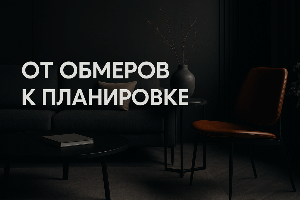 Пошаговая инструкция по созданию функциональной планировки интерьера на основе обмерного плана с учетом ошибок и утверждения у клиента